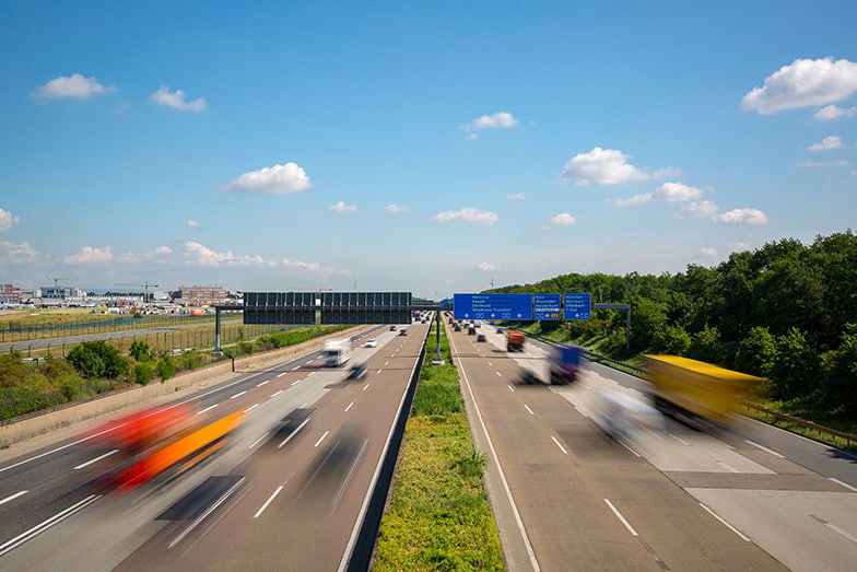 Highways in Germany.