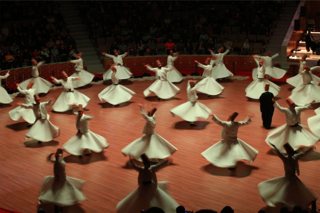 Konya Mevlana Camii’nde Sema Gösterisi
